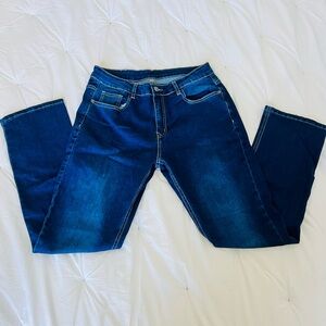 Classic Dark Blue Men’s Jeans
